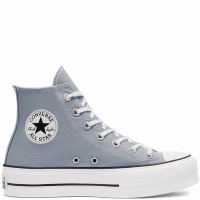 Converse Color Platform Chuck Taylor All Star - Naisten Platform Kengät - Obsidian/Valkoinen